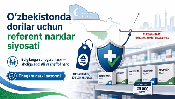 Referent narx nima va nega dorixona undan qimmat sota olmaydi?